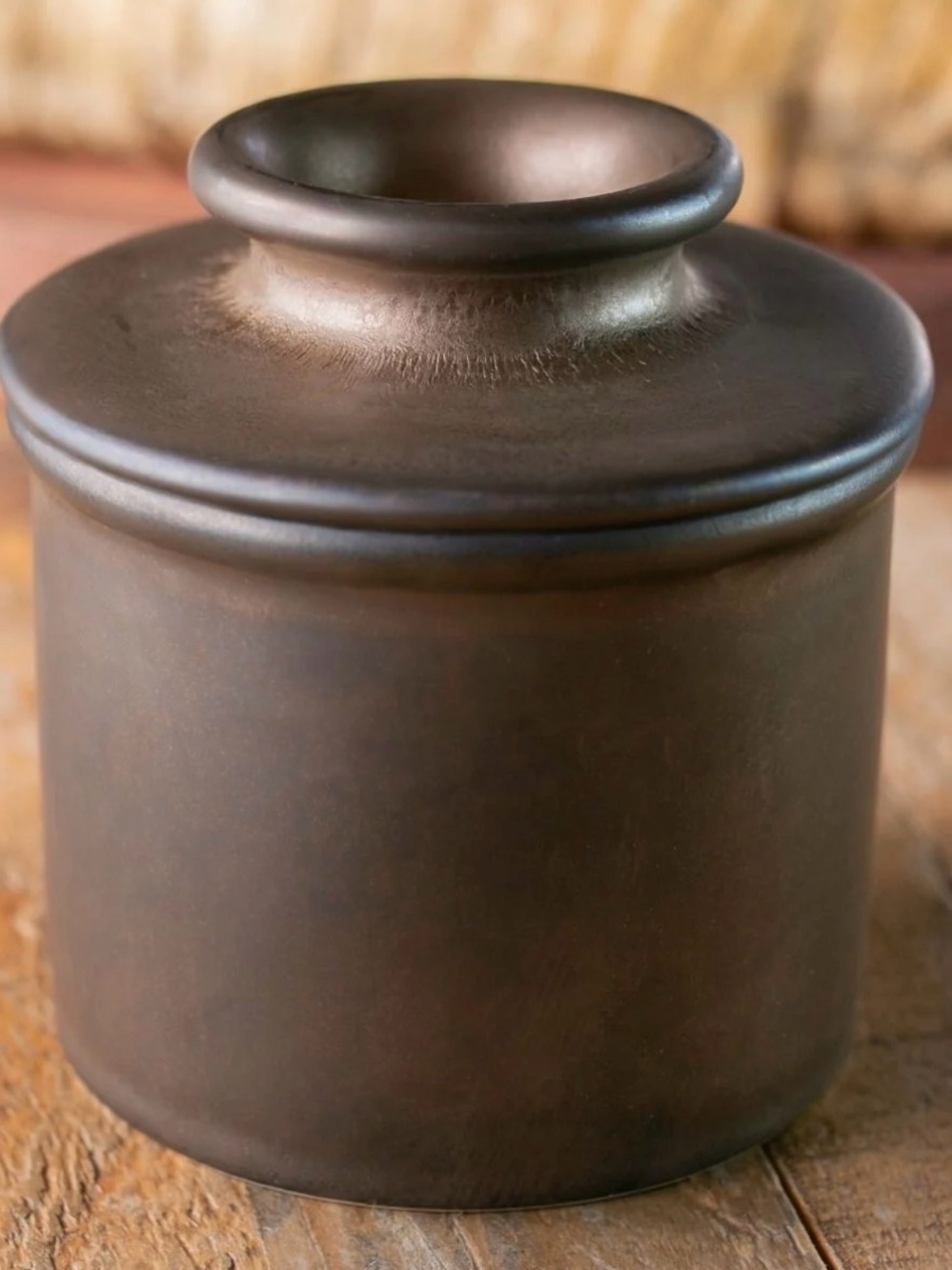 Classic Matte Bronze Butter Bell Crock